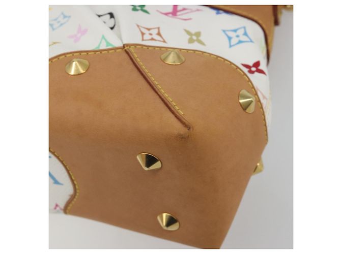LOUIS VUITTON Monogram Multicolor Judy MM Hand Bag White M40255 LV Auth BA14883V Bianco - vista 16