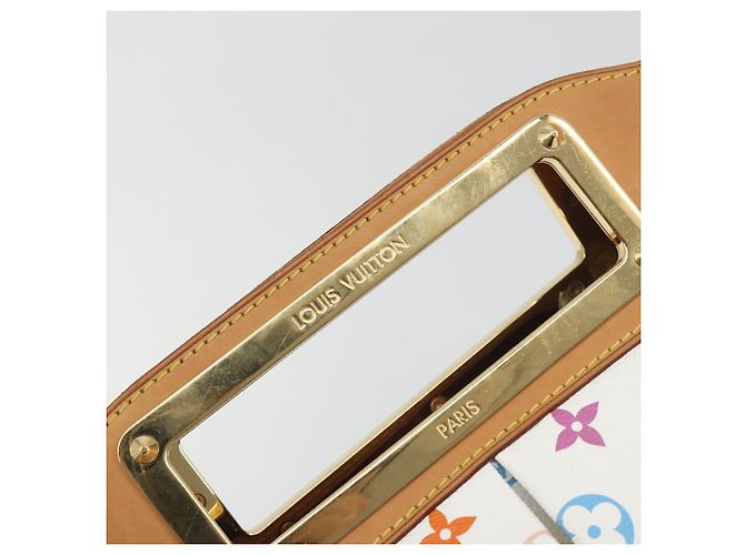 LOUIS VUITTON Monogram Multicolor Judy MM Hand Bag White M40255 LV Auth BA14883V Bianco - vista 17