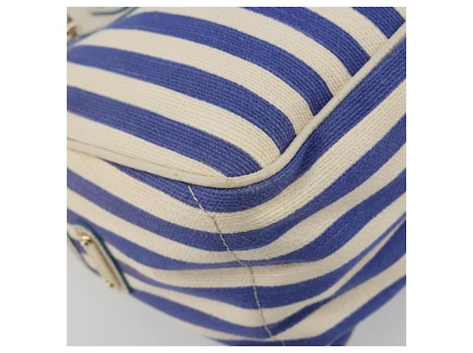 Céline CELINE Boogie Bag Canvas Navy Gold Tone Auth 198642A Blu navy - vista 15
