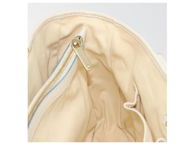 Céline CELINE Boogie Bag Canvas Navy Gold Tone Auth 198642A Blu navy - vista 22