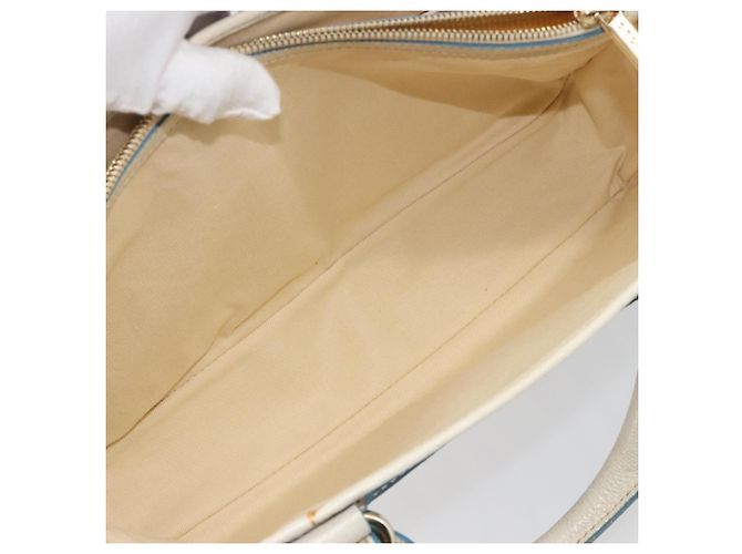 Céline CELINE Boogie Bag Canvas Navy Gold Tone Auth 198642A Blu navy - vista 26