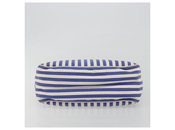 Céline CELINE Boogie Bag Canvas Navy Gold Tone Auth 198642A Blu navy - vista 6