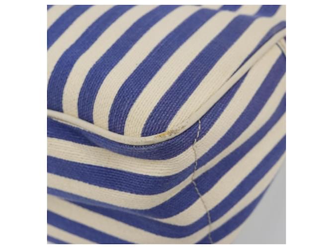 Céline CELINE Boogie Bag Canvas Navy Gold Tone Auth 198642A Blu navy - vista 9