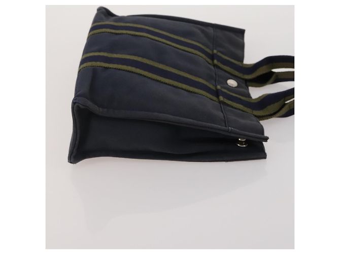 Hermès Borsa HERMES Fourre Tout in cotone, set da 4, Navy Red gray Auth BA15070 Marrone Rosso Blu navy - vista 16
