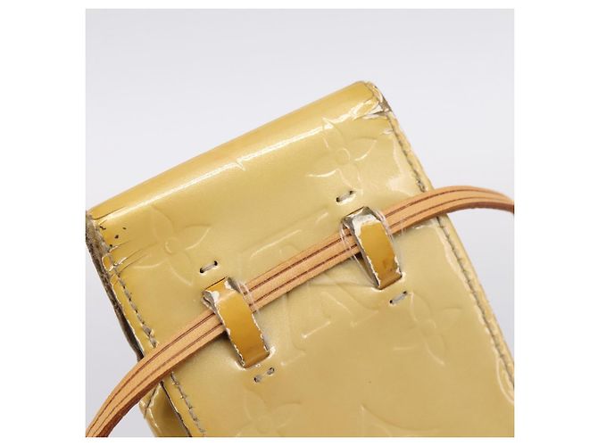 LOUIS VUITTON Monogram Vernis Green Pitillera Beige M91048 LV Auth BA15255 - vista 9