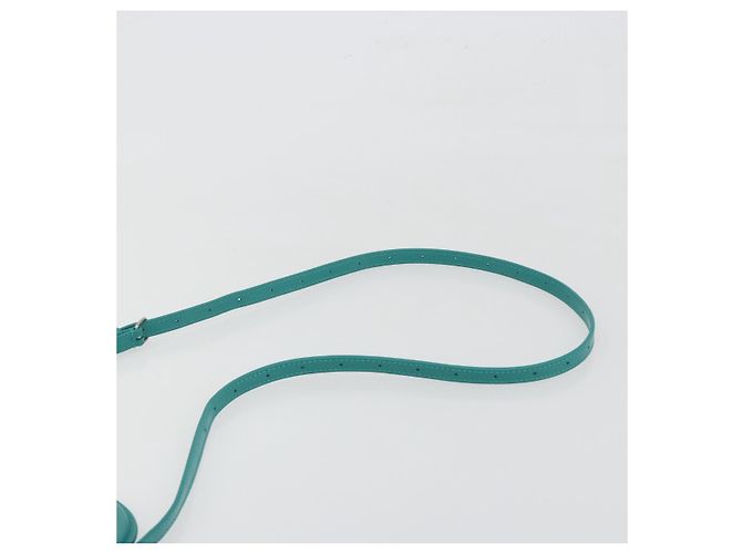 Borsa BALENCIAGA Hour Glass Small in pelle 2way Verde Argento 593546 Auth 196703M - vista 15