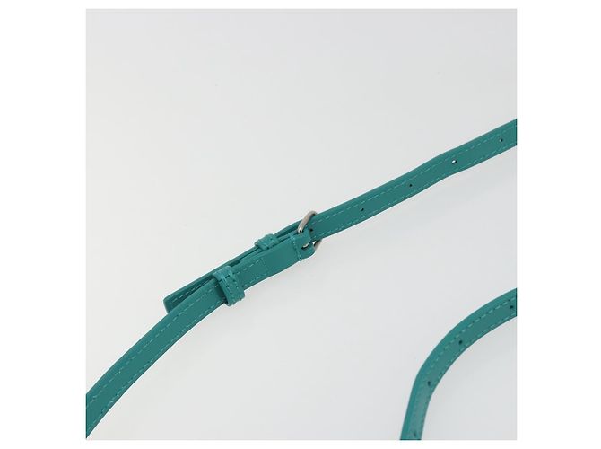 Borsa BALENCIAGA Hour Glass Small in pelle 2way Verde Argento 593546 Auth 196703M - vista 9