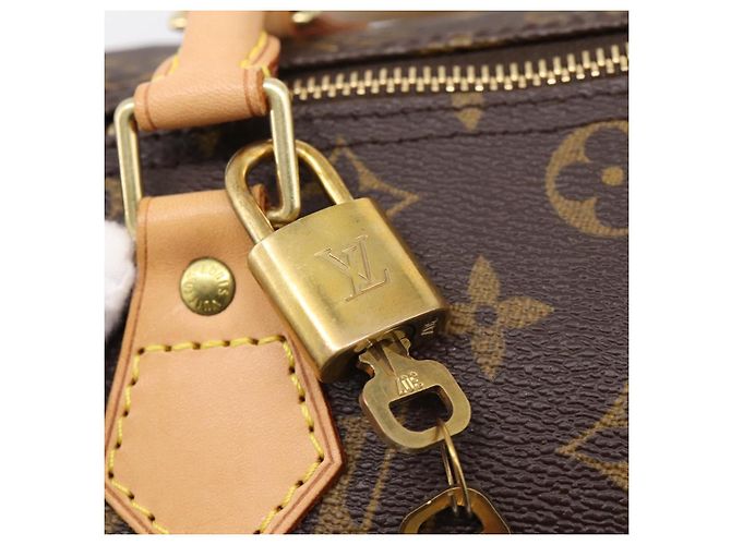 Borsa a mano LOUIS VUITTON Monogram Speedy 30 M41526 LV Auth am12367V Monogramma - vista 19