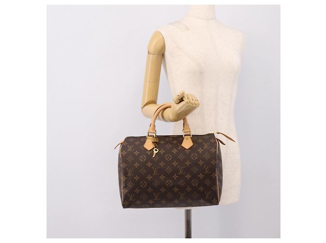 Borsa a mano LOUIS VUITTON Monogram Speedy 30 M41526 LV Auth am12367V Monogramma - vista 23