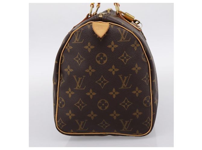 Borsa a mano LOUIS VUITTON Monogram Speedy 30 M41526 LV Auth am12367V Monogramma - vista 3