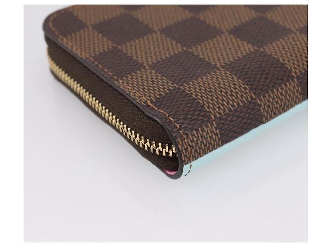 LOUIS VUITTON Damier Ebene Zippy Coin Purse N40721 LV Auth 198788M - vista 16