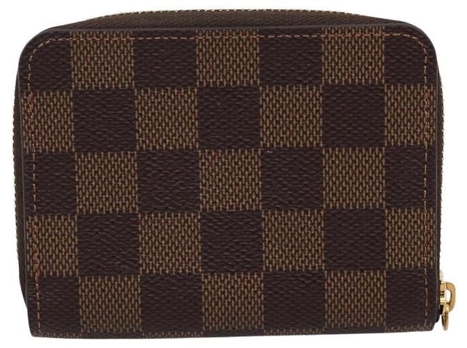 LOUIS VUITTON Damier Ebene Zippy Coin Purse N40721 LV Auth 198788M - vista 2
