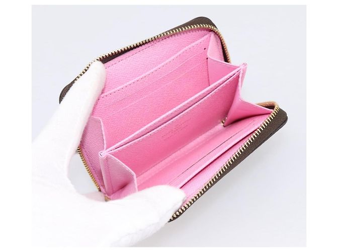 LOUIS VUITTON Damier Ebene Zippy Coin Purse N40721 LV Auth 198788M - vista 9