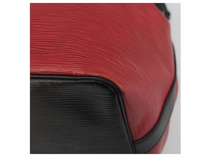 LOUIS VUITTON Epi Petit Noe Shoulder Bag Bicolor Black Red M44172 LV Auth ka5782 Nero Rosso - vista 17