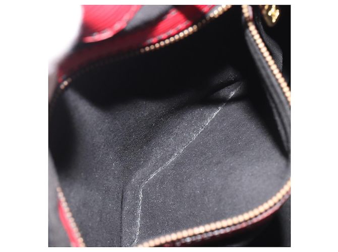 LOUIS VUITTON Epi Petit Noe Shoulder Bag Bicolor Black Red M44172 LV Auth ka5782 Nero Rosso - vista 21