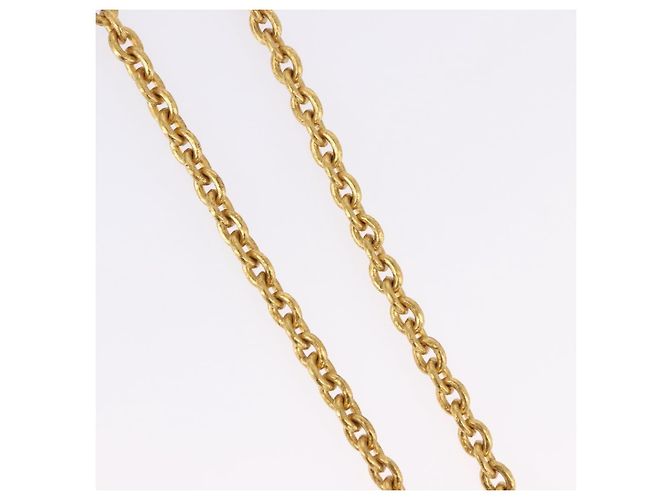 Collana CHANEL COCO Metallo Tono Oro CC Auth 198801V - vista 5