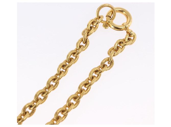 Collana CHANEL COCO Metallo Tono Oro CC Auth 198801V - vista 9