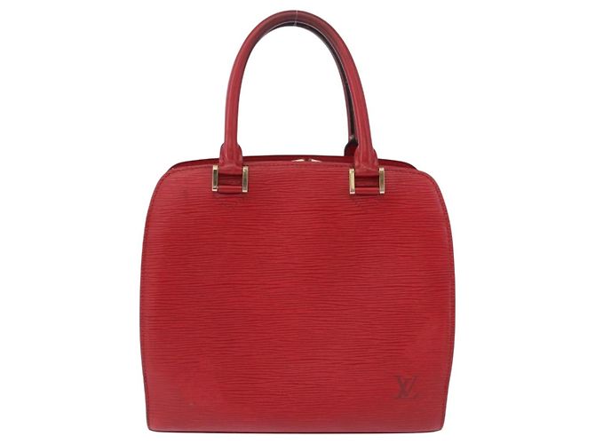 Borsa a mano LOUIS VUITTON Epi Pont Neuf Rossa M52057 LV Auth ep15754 Rosso - vista 13