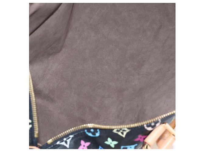 Borsa LOUIS VUITTON Monogram Multicolor Keepall 45 Nera M92640 Auth 195545SV Nero - vista 10