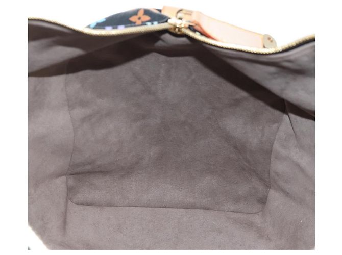 Borsa LOUIS VUITTON Monogram Multicolor Keepall 45 Nera M92640 Auth 195545SV Nero - vista 26