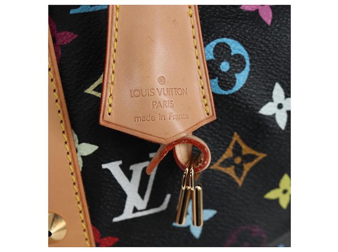 Borsa LOUIS VUITTON Monogram Multicolor Keepall 45 Nera M92640 Auth 195545SV Nero - vista 9