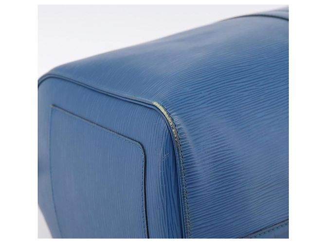 LOUIS VUITTON Epi Keepall 50 Boston Bag Blue M42965 LV Auth ka5428A - vista 14