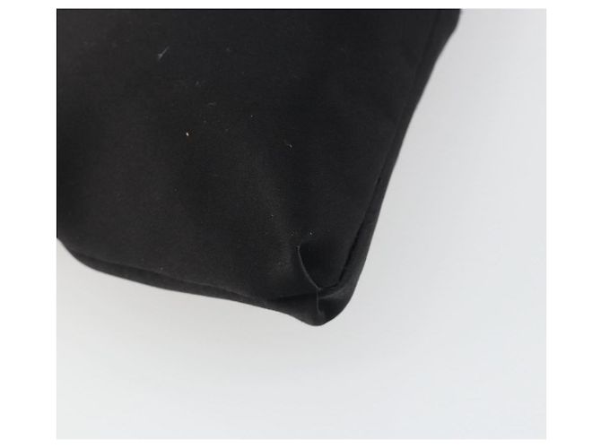 Borsa a tracolla Salvatore Ferragamo Vala Raso Nero Argento Auth 196662A - vista 9