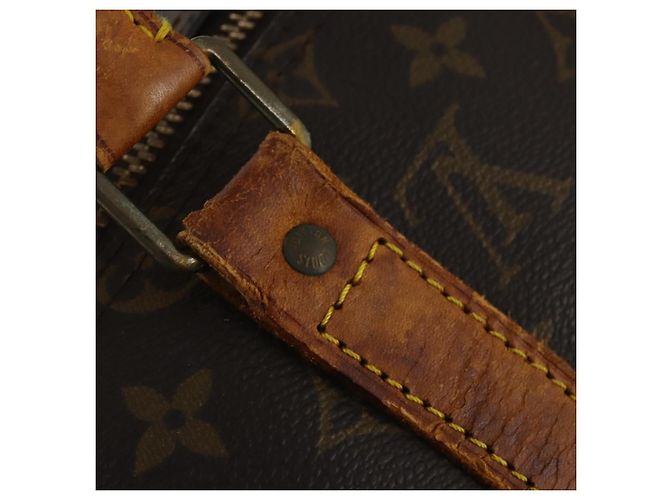 LOUIS VUITTON Monogram Keepall Bandouliere 50 Borsa Boston M41416 LV Auth 193785 Monogramma - vista 10