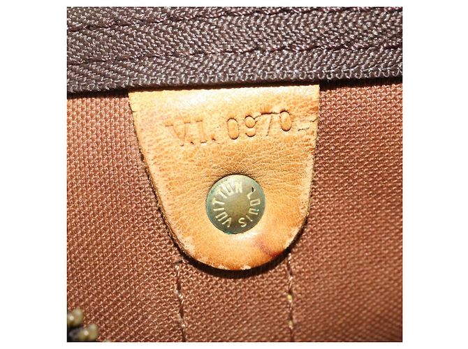 LOUIS VUITTON Monogram Keepall Bandouliere 50 Borsa Boston M41416 LV Auth 193785 Monogramma - vista 12