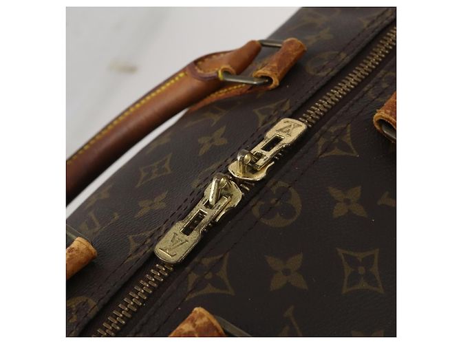 LOUIS VUITTON Monogram Keepall Bandouliere 50 Borsa Boston M41416 LV Auth 193785 Monogramma - vista 20