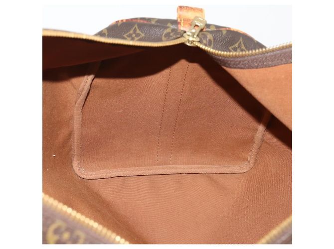 LOUIS VUITTON Monogram Keepall Bandouliere 50 Borsa Boston M41416 LV Auth 193785 Monogramma - vista 21