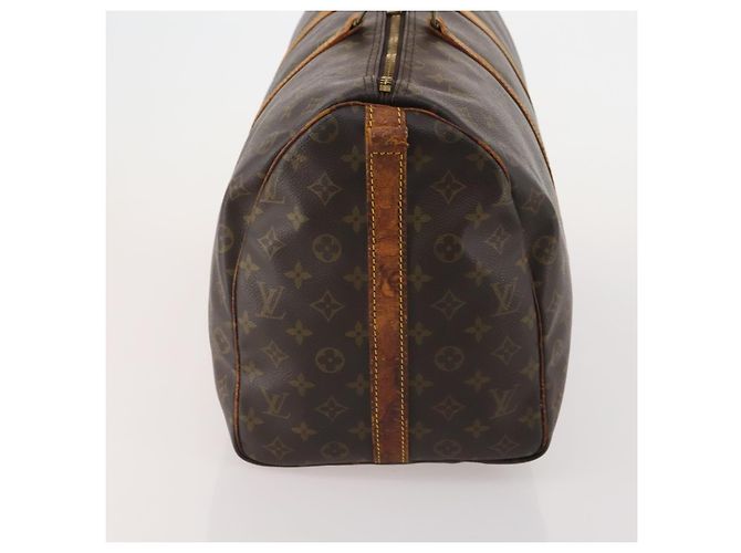 LOUIS VUITTON Monogram Keepall Bandouliere 50 Borsa Boston M41416 LV Auth 193785 Monogramma - vista 3