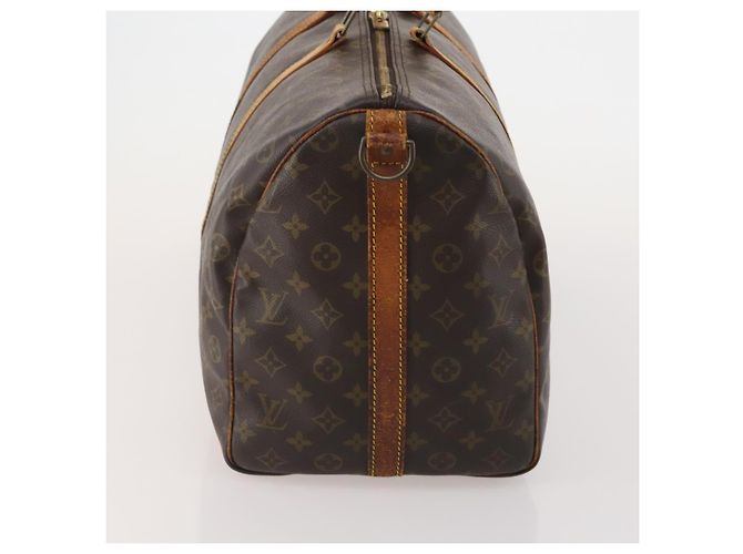 LOUIS VUITTON Monogram Keepall Bandouliere 50 Borsa Boston M41416 LV Auth 193785 Monogramma - vista 5