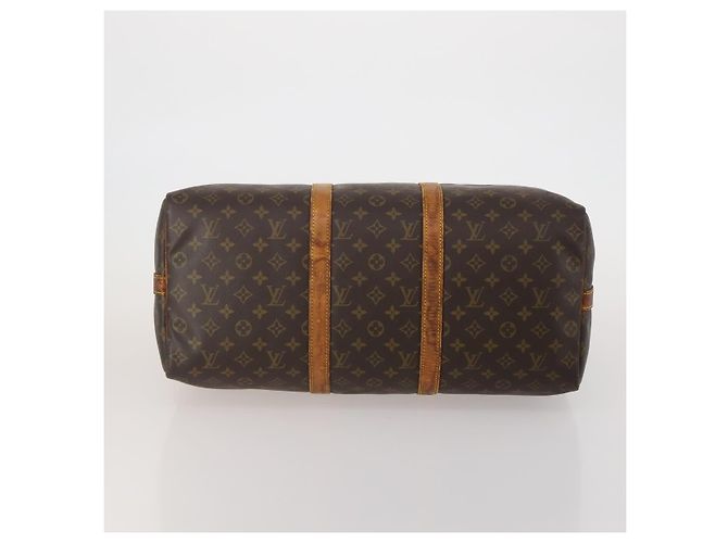 LOUIS VUITTON Monogram Keepall Bandouliere 50 Borsa Boston M41416 LV Auth 193785 Monogramma - vista 6