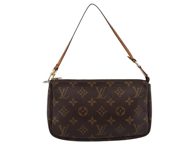 LOUIS VUITTON Monogram Pochette Accessoires Pouch M51980 LV Auth 197579 Monogramma - vista 13