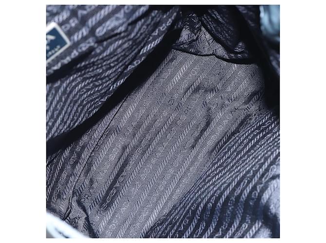 PRADA Rucksack Nylon Hellblau Silber Auth 192533 - Ansicht 11