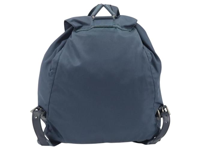 PRADA Rucksack Nylon Hellblau Silber Auth 192533 - Ansicht 2
