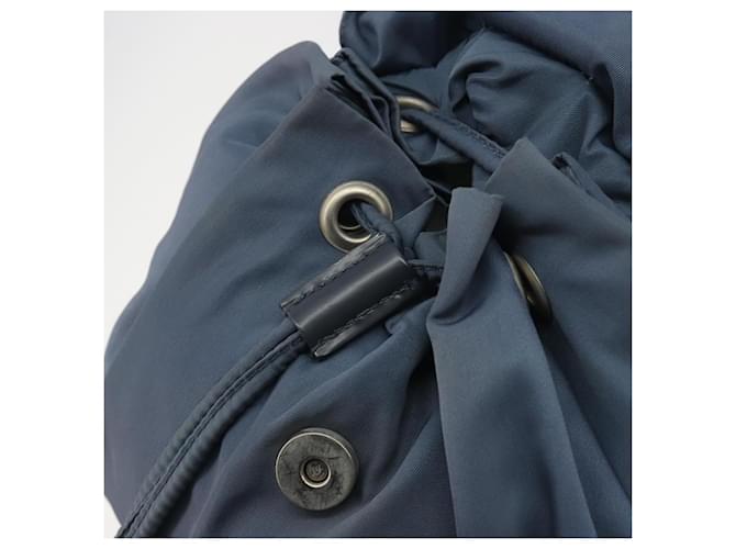 PRADA Rucksack Nylon Hellblau Silber Auth 192533 - Ansicht 22