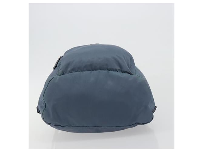 PRADA Rucksack Nylon Hellblau Silber Auth 192533 - Ansicht 5