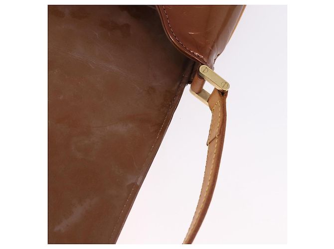 LOUIS VUITTON Monogram Vernis Thompson Street Bag Bronze M91124 LV Auth BA14985 Bronzo - vista 19