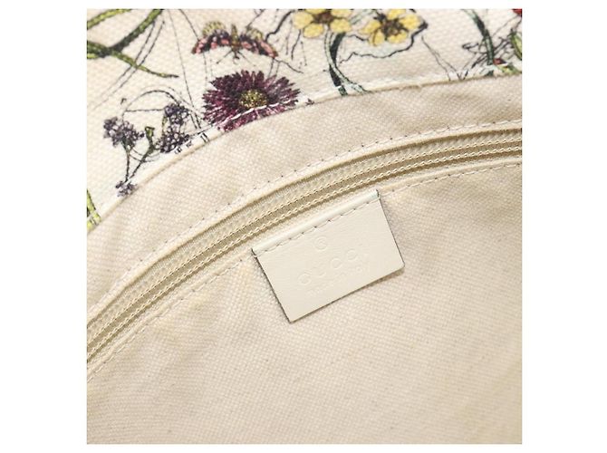 Borsa Tote GUCCI Flora Canvas Multicolor 282439 Auth 197013A Multicolore - vista 10