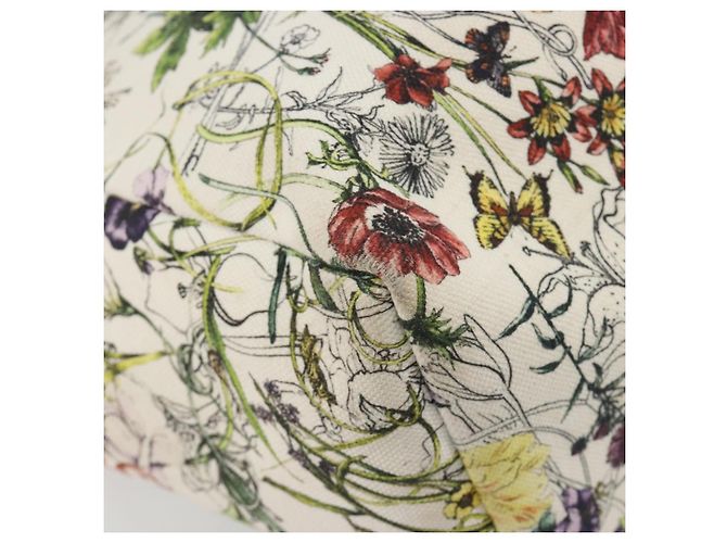 Borsa Tote GUCCI Flora Canvas Multicolor 282439 Auth 197013A Multicolore - vista 16
