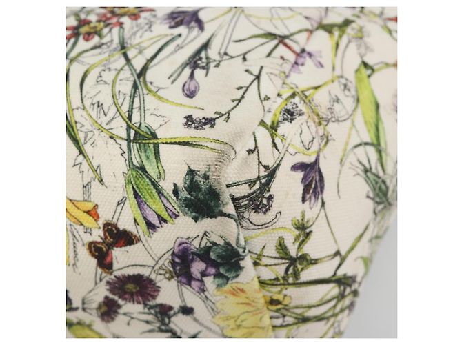 Borsa Tote GUCCI Flora Canvas Multicolor 282439 Auth 197013A Multicolore - vista 9
