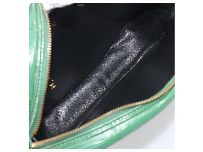 Borsa a tracolla LOUIS VUITTON Epi Jeune Fille MM Verde M52154 LV Auth 197191 - vista 10