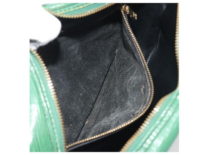 Borsa a tracolla LOUIS VUITTON Epi Jeune Fille MM Verde M52154 LV Auth 197191 - vista 11