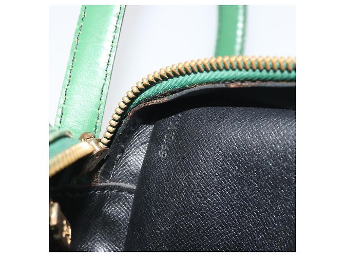 Borsa a tracolla LOUIS VUITTON Epi Jeune Fille MM Verde M52154 LV Auth 197191 - vista 12