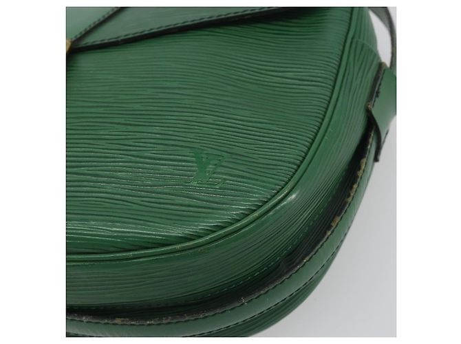 Borsa a tracolla LOUIS VUITTON Epi Jeune Fille MM Verde M52154 LV Auth 197191 - vista 14