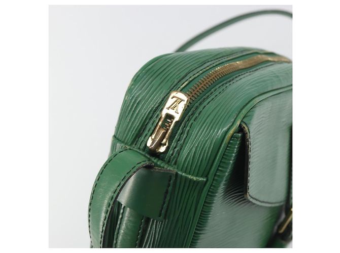 Borsa a tracolla LOUIS VUITTON Epi Jeune Fille MM Verde M52154 LV Auth 197191 - vista 19