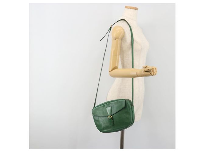 Borsa a tracolla LOUIS VUITTON Epi Jeune Fille MM Verde M52154 LV Auth 197191 - vista 25