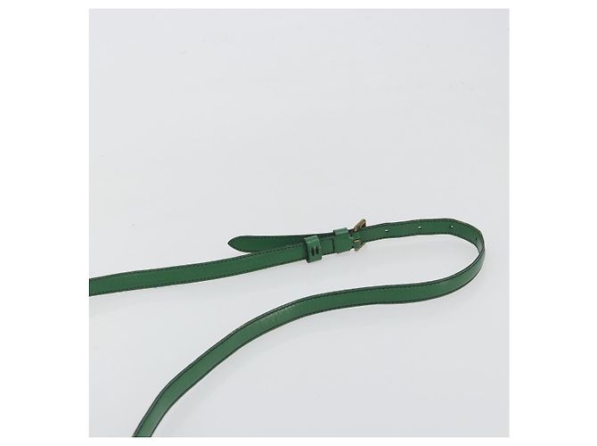 Borsa a tracolla LOUIS VUITTON Epi Jeune Fille MM Verde M52154 LV Auth 197191 - vista 8